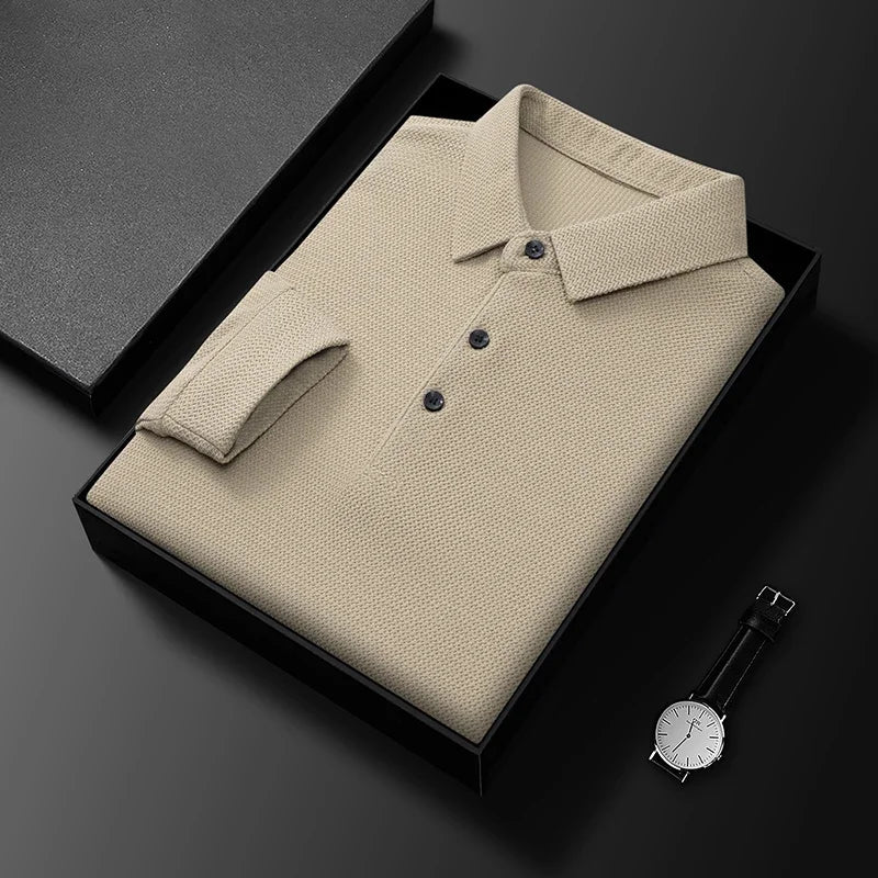 Comfortable Polo with long sleeves | Samuel