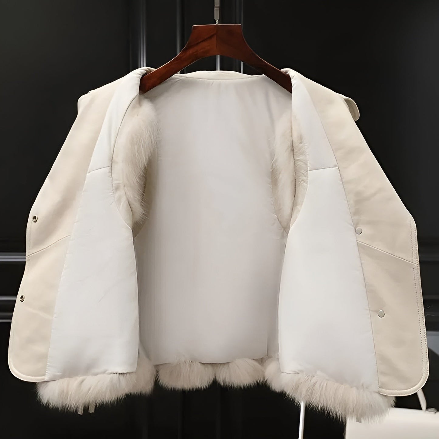 Mila | Luxurious Arctic fur bodywarmer for women
