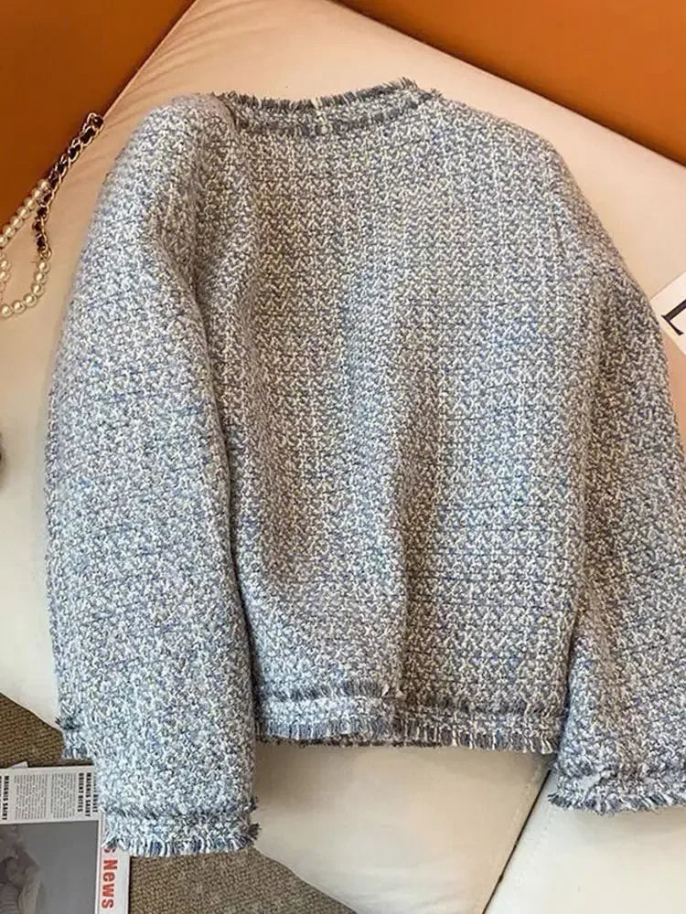 Céline - Elegant Tweed Coat for Women