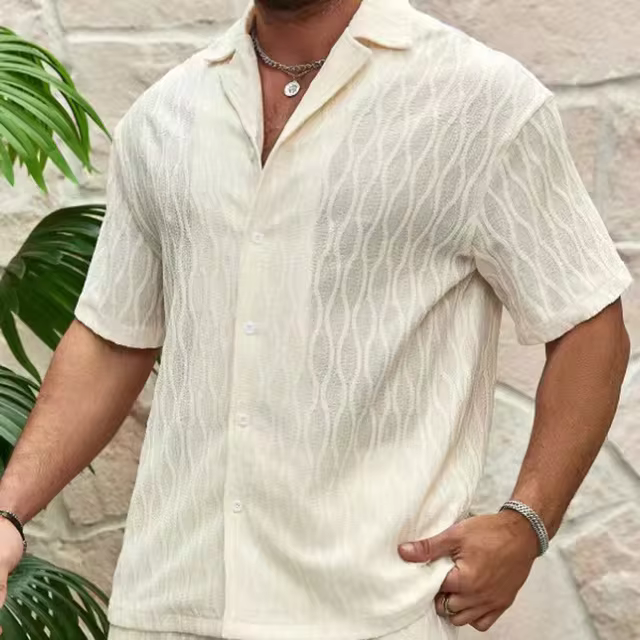 George | Men's Breathable Summer Knitted Shirt