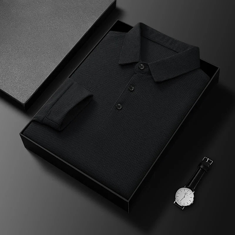 Comfortable Polo with long sleeves | Samuel