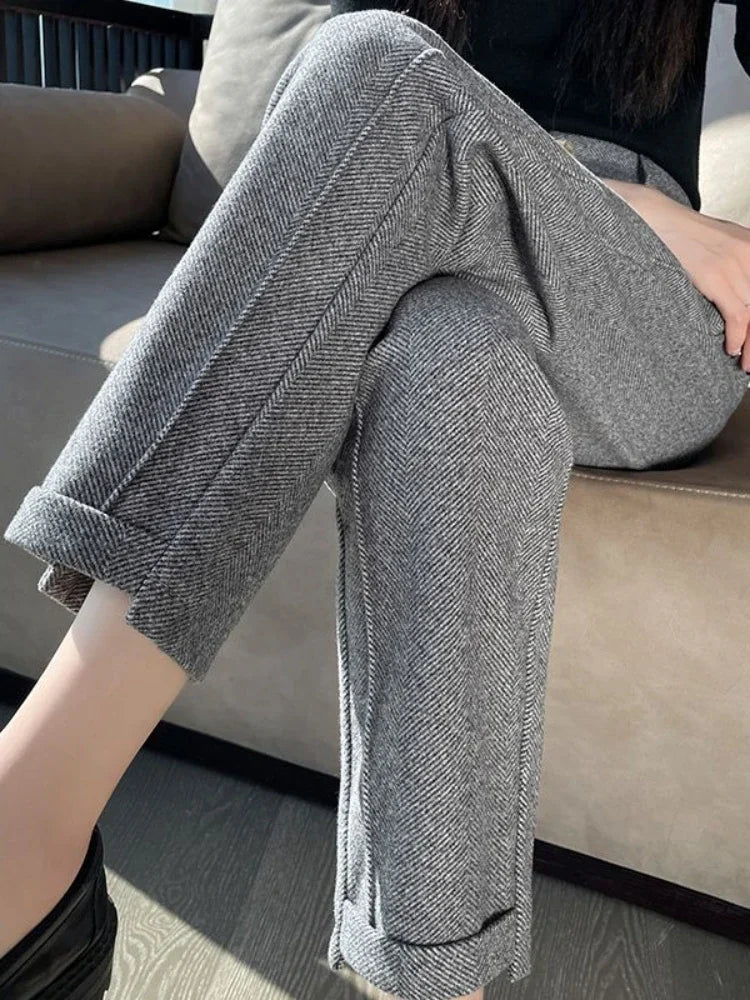 Presley | Winter wool pants for women