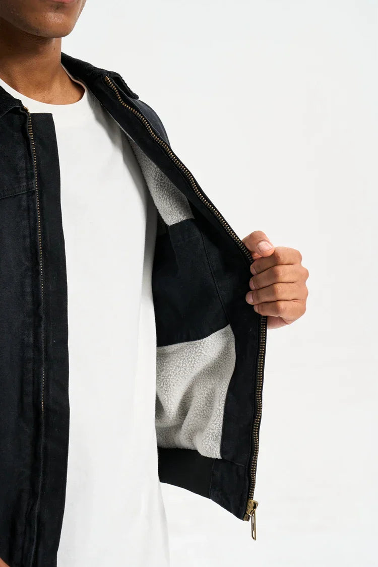 Men's Fur Lined Jacket | Isaiah