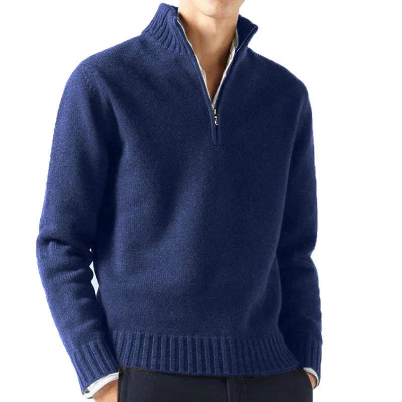 Trendy men's half-zip sweater | Onni