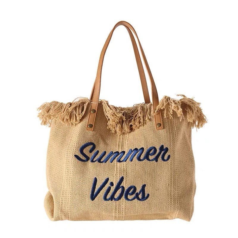 Rannia™ | Summer Vibes Beach Bag