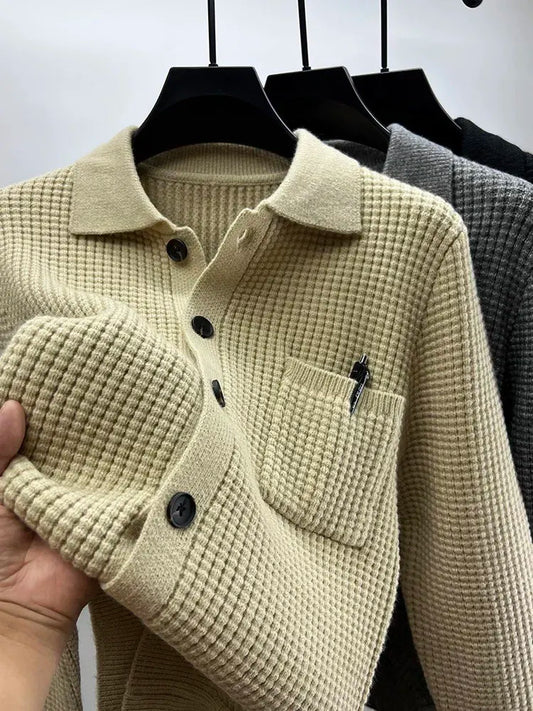 Brielle | Trendy high-end knitted cardigan for men
