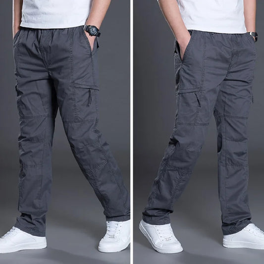 Men's Casual Cotton Trousers | Aiden