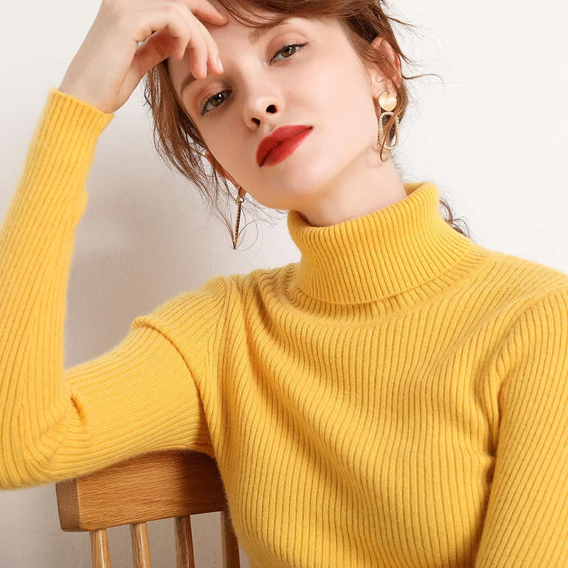 Finn | Women's cashmere autumn turtleneck