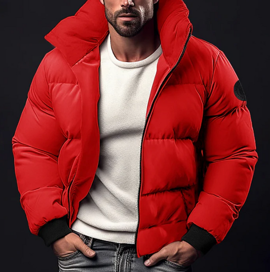 Enver | Trendy warm winter coat for men