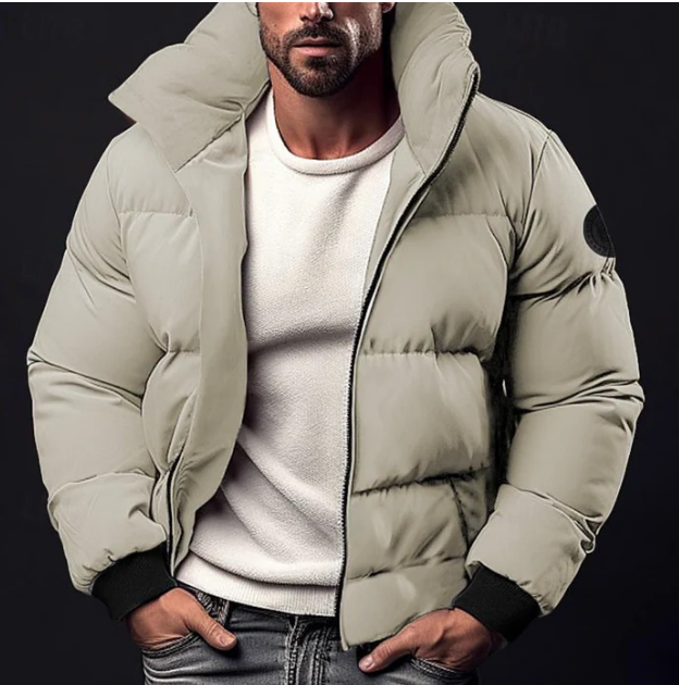 Enver | Trendy warm winter coat for men