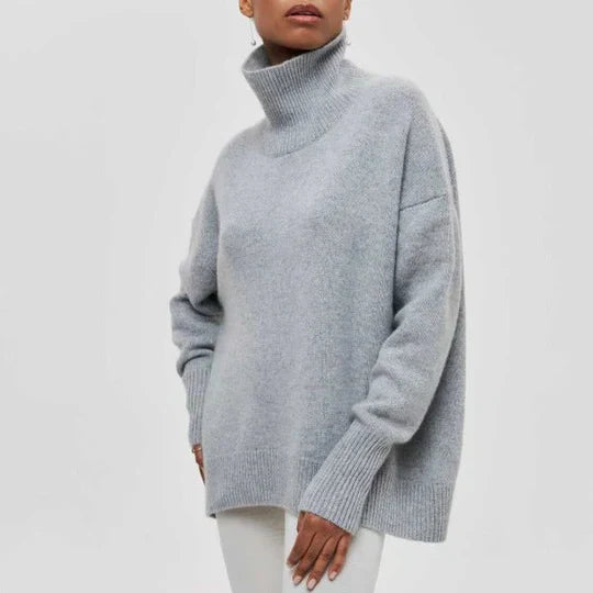 Lola | Warm oversized turtleneck sweater for women