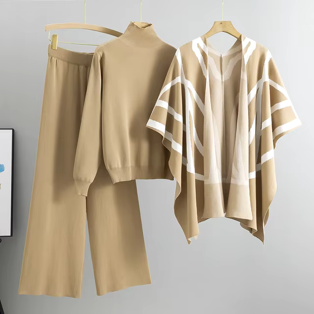Sophia™ - Soft and Comfortable 3-Piece Knitted Set