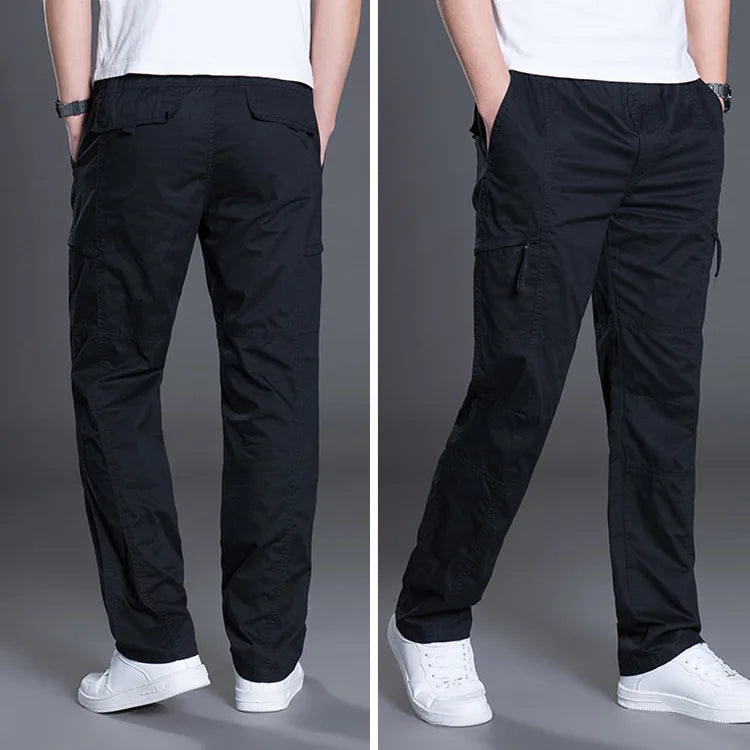 Men's Casual Cotton Trousers | Aiden