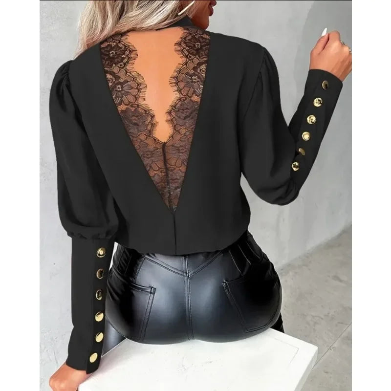 Onni | Elegant crew neck shirt for women