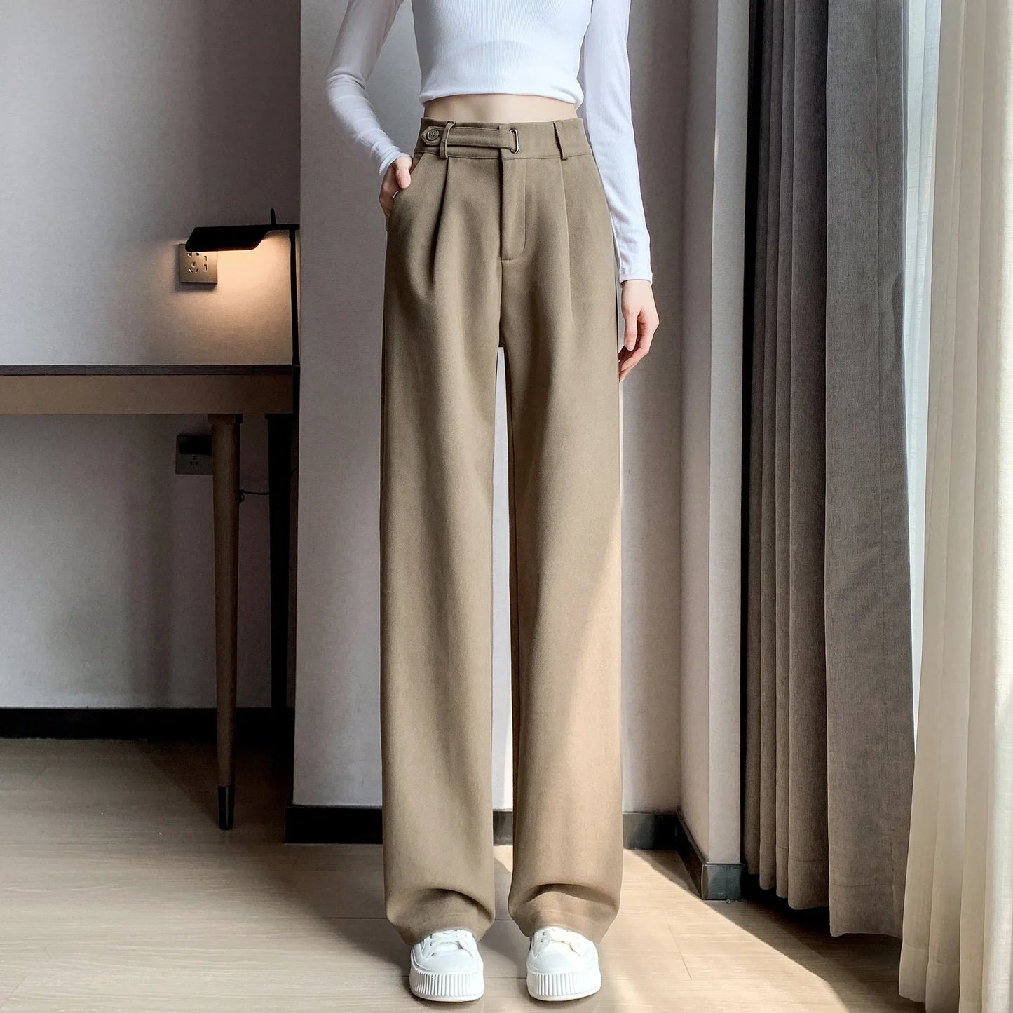 Reagan | Casual wide-leg trousers for women