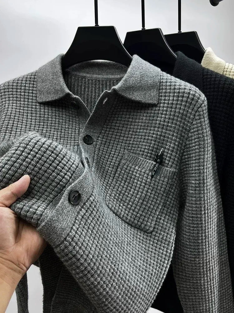Brielle | Trendy high-end knitted cardigan for men