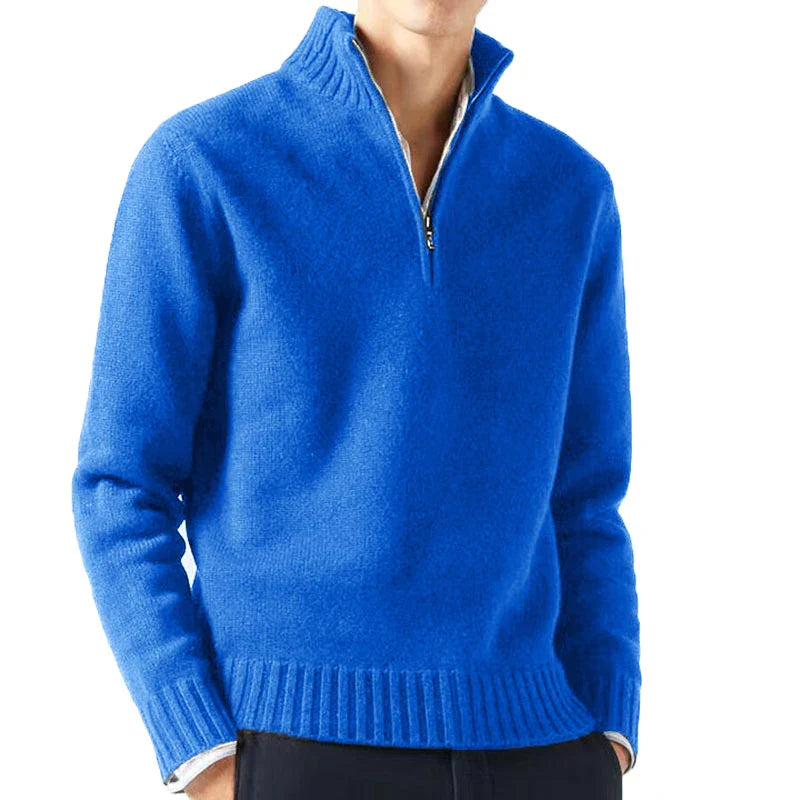Trendy men's half-zip sweater | Onni