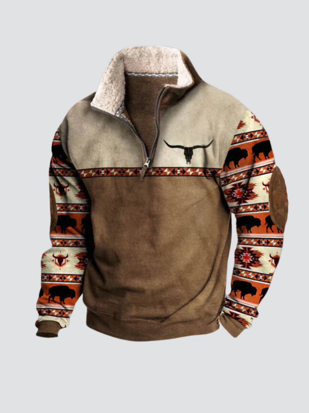 Brendy | Trendy quarter-zip sweater for men