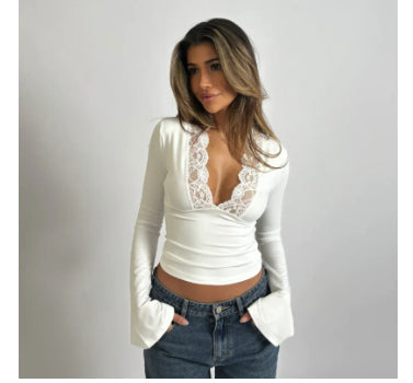 Fay™ - Lacetop Longsleeve