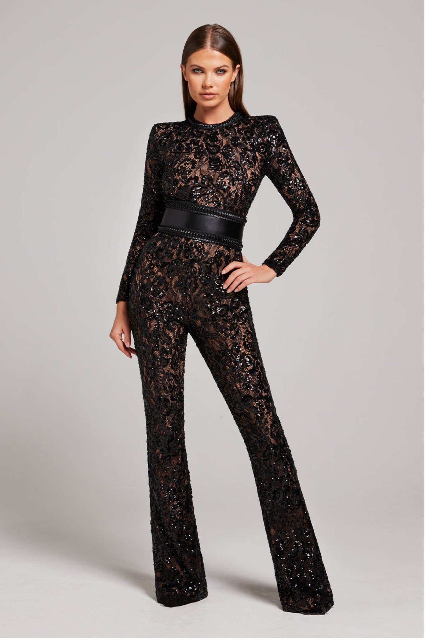Regina™ - Luxurious Jumpsuit with Elegant Lace Details