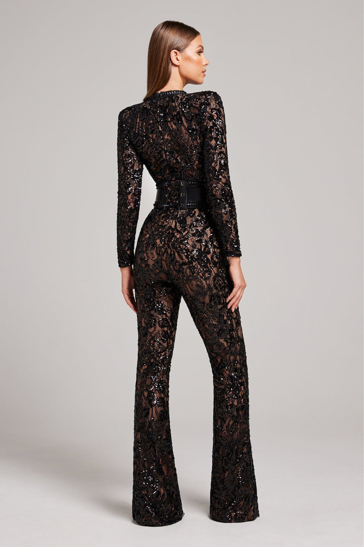 Regina™ - Luxurious Jumpsuit with Elegant Lace Details