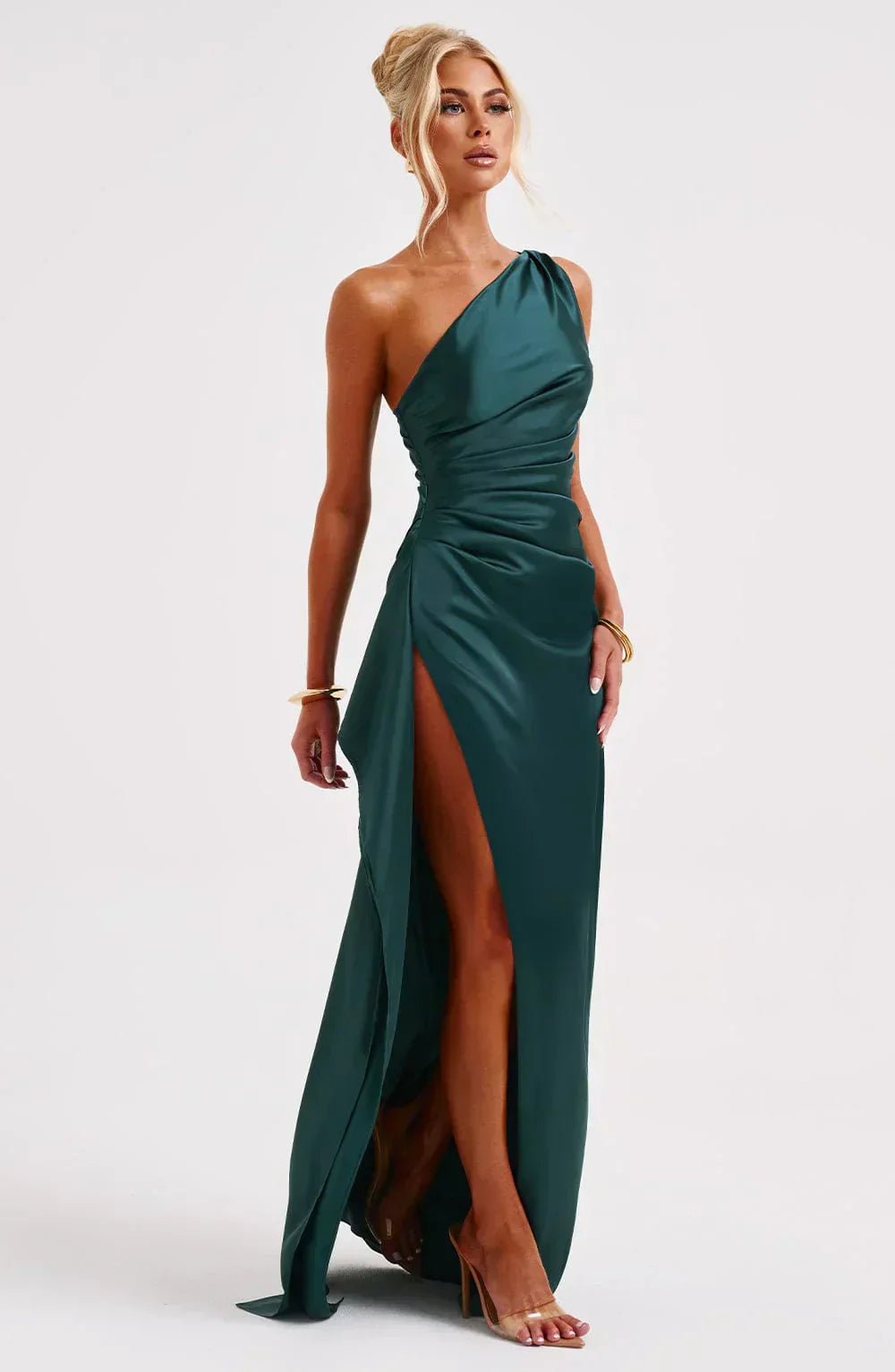 Nabila | Elegant one-shoulder dress for women