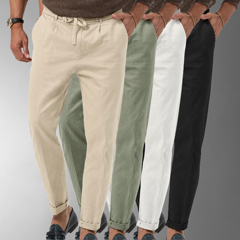 Vincent | Perfect Linen Trousers for Men