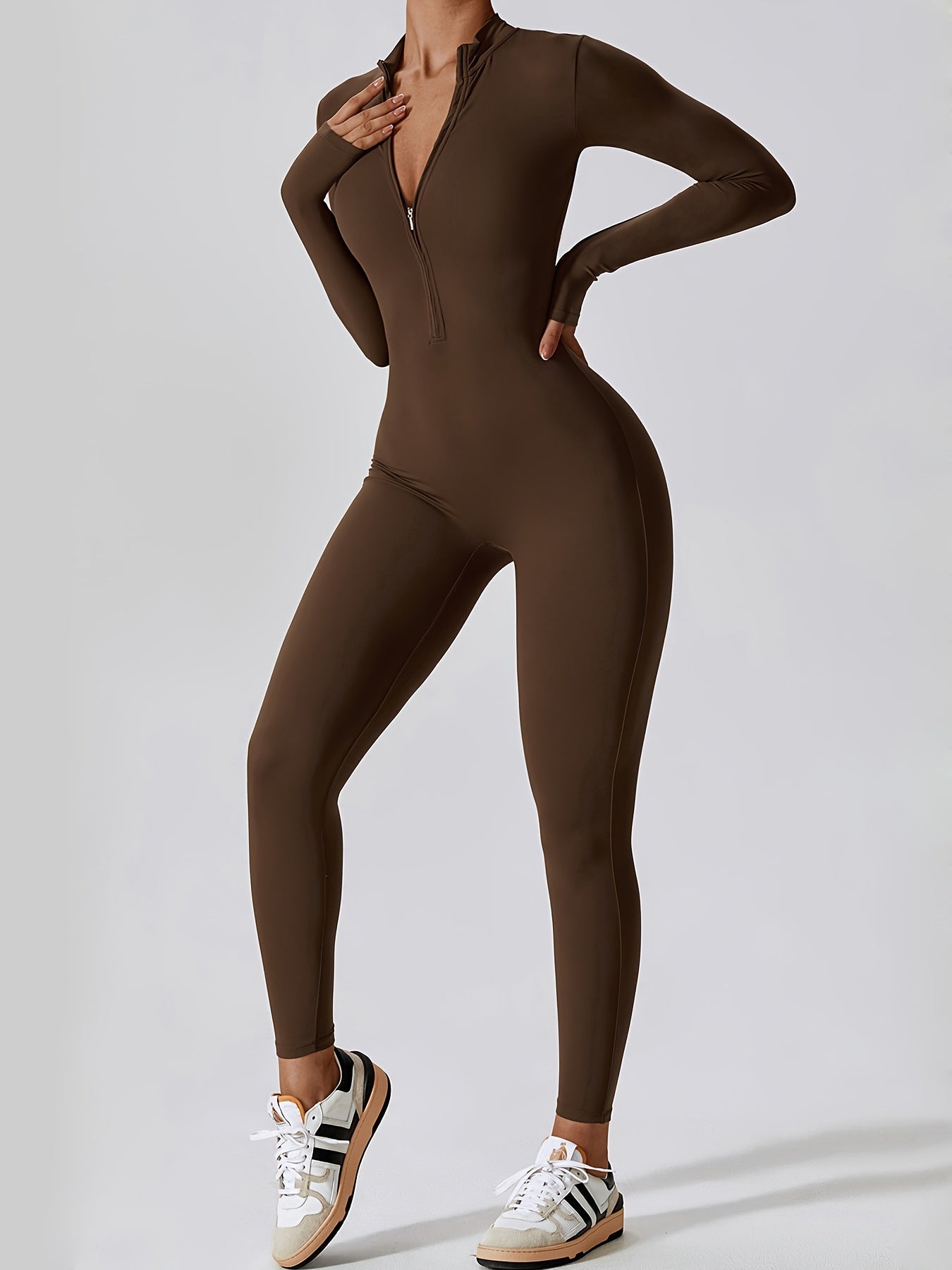Athlese™ Yoga Jumpsuit with Zipper