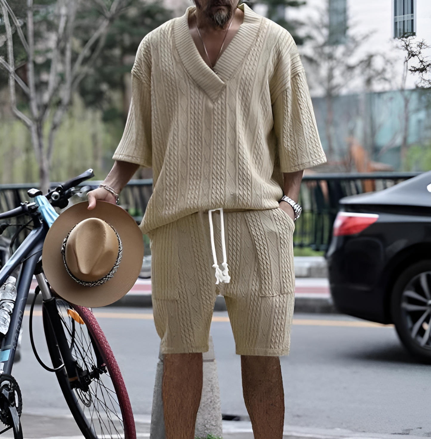 Tim | Casual Oversized Men's Summer Set
