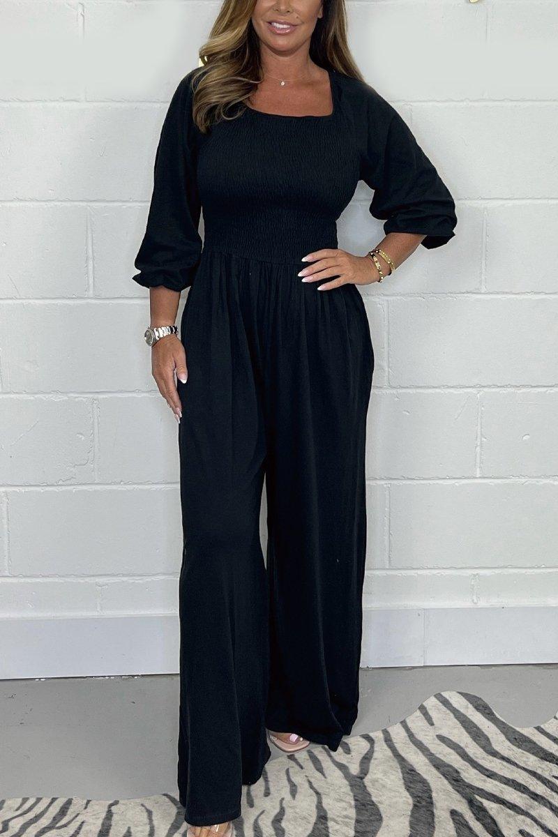 Margo | Casual plain jumpsuit