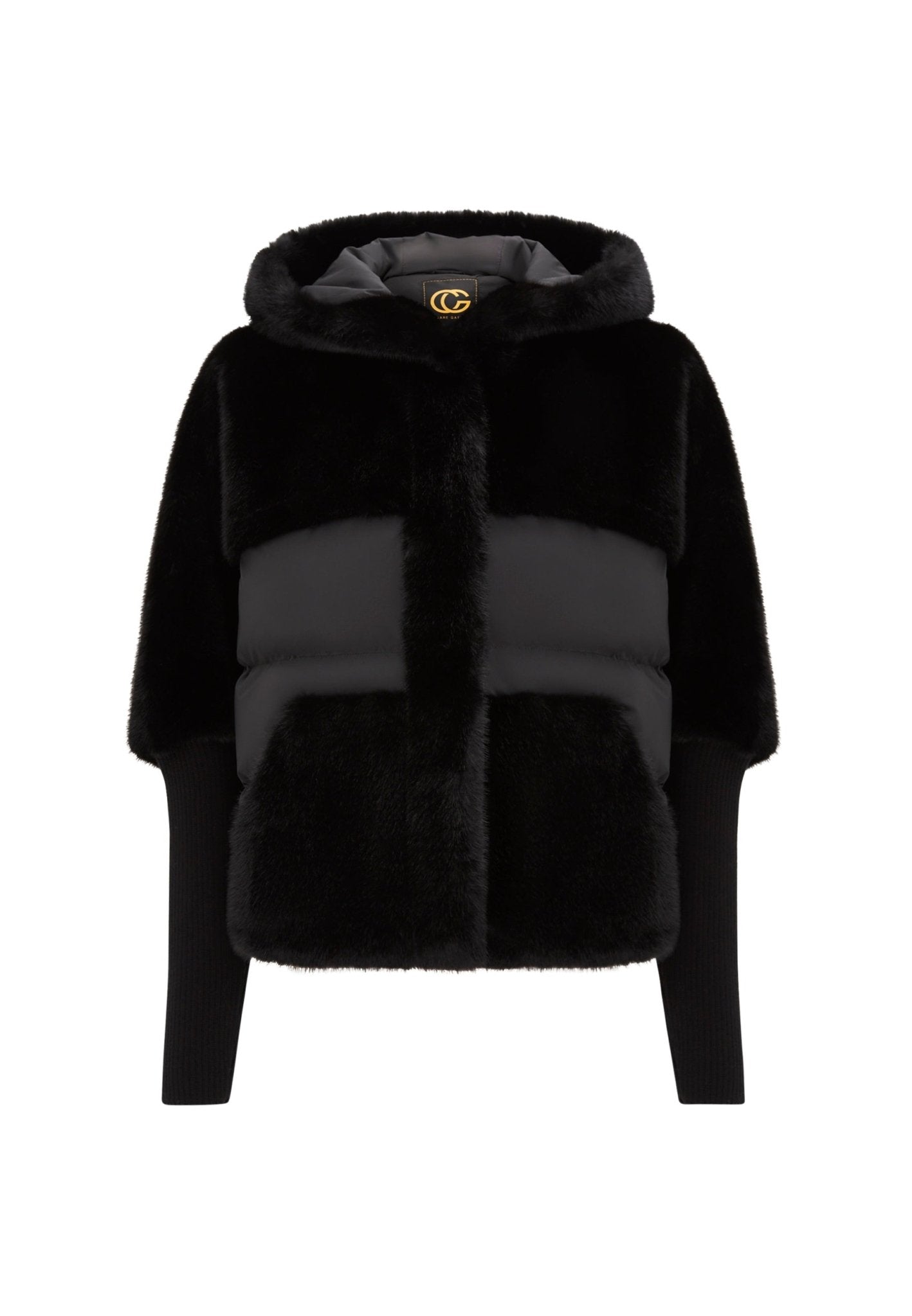 Celeste™ | Oversized Faux Fur Jacket - Black