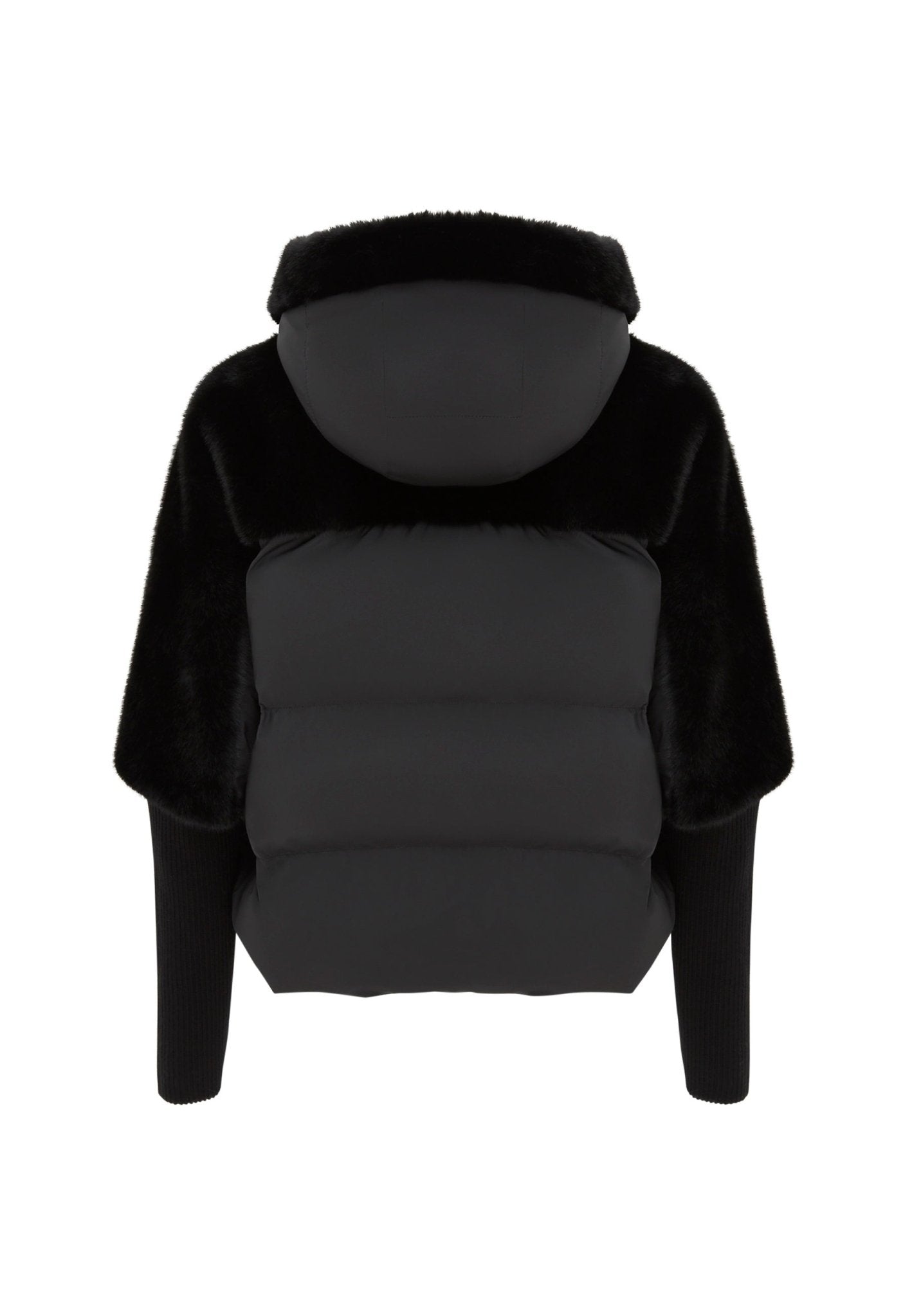 Celeste™ | Oversized Faux Fur Jacket - Black