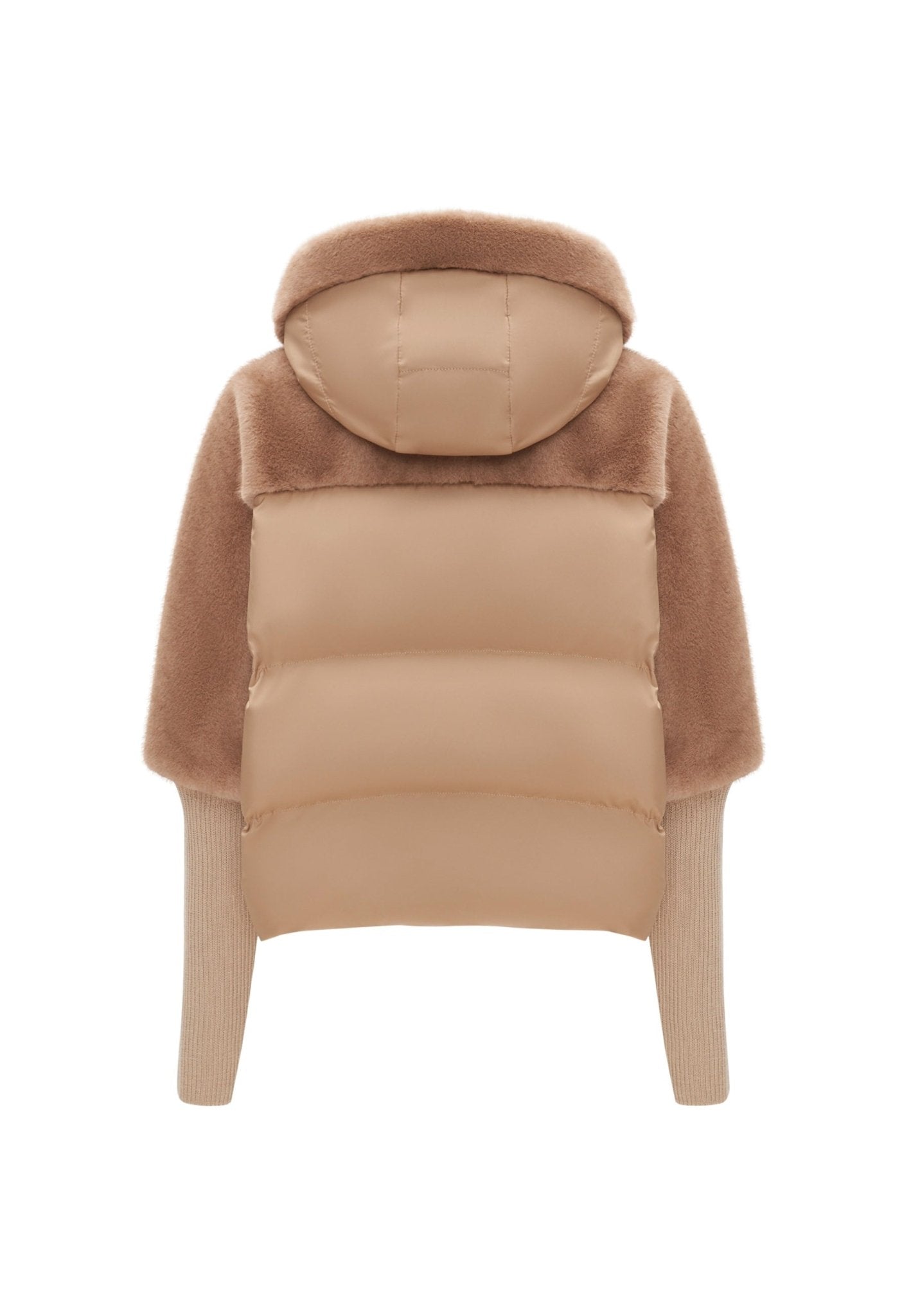 Celeste™ | Oversized Faux Fur Jacket - Beige