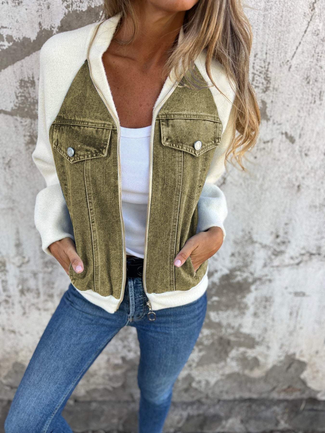 Gina - Elegant Comfortable denim jacket