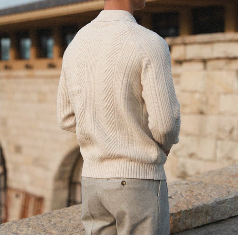 Carlos | Trendy knitted polo for men