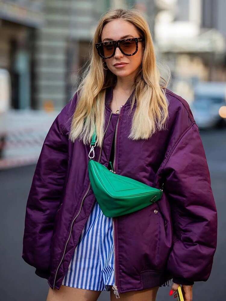 Harper | Trendy Oversized Bomber Jacket for Women