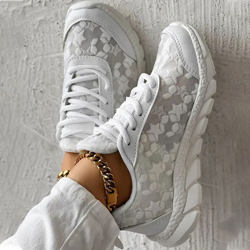 Luna™ - Elegant White Sneakers