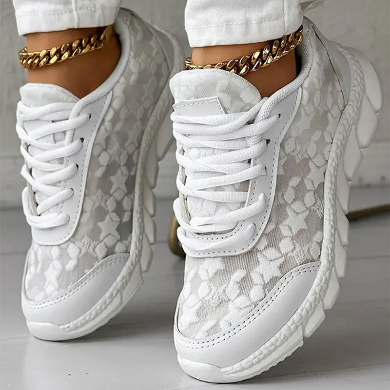 Luna™ - Elegant White Sneakers