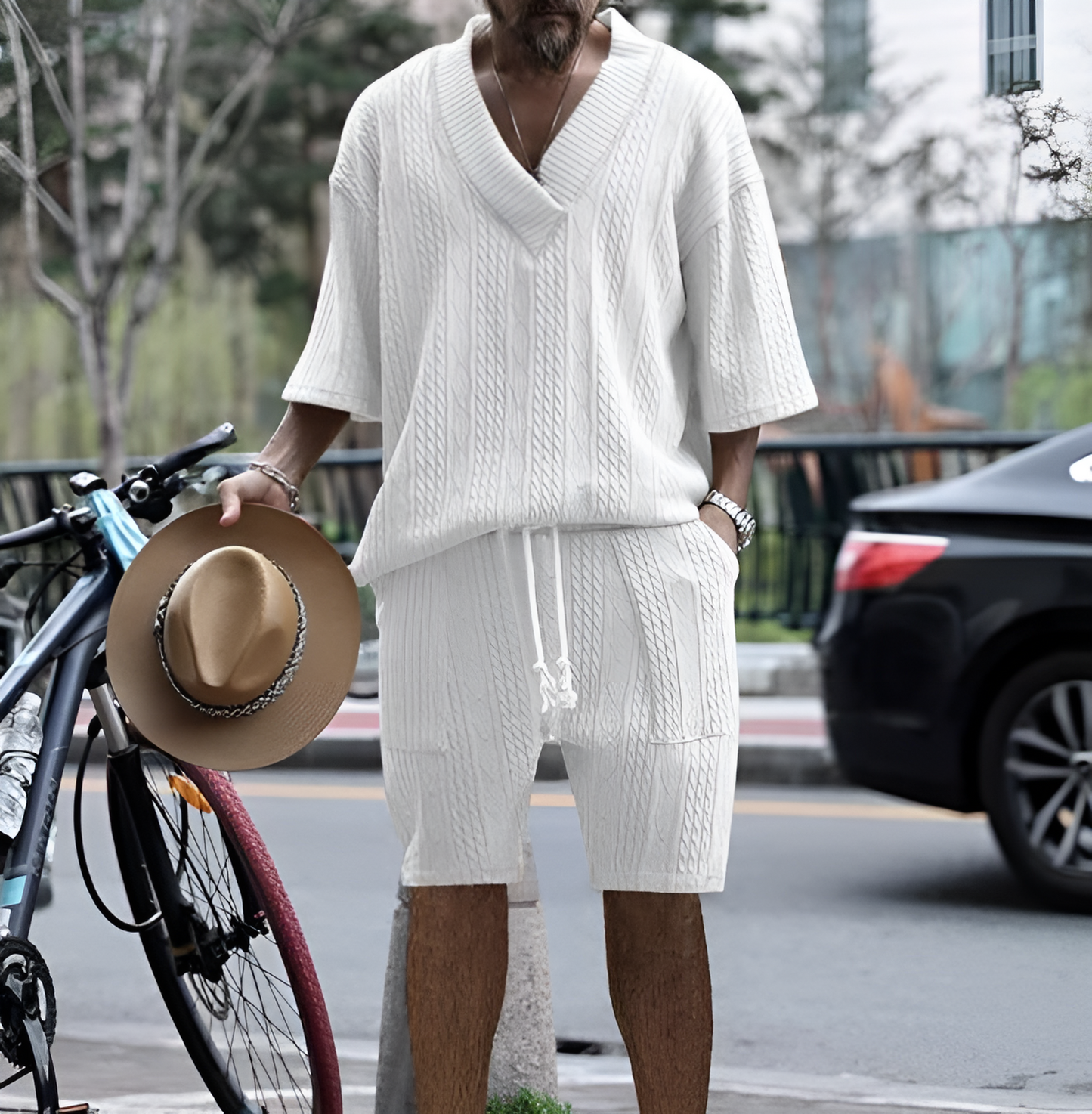 Tim | Casual Oversized Men's Summer Set