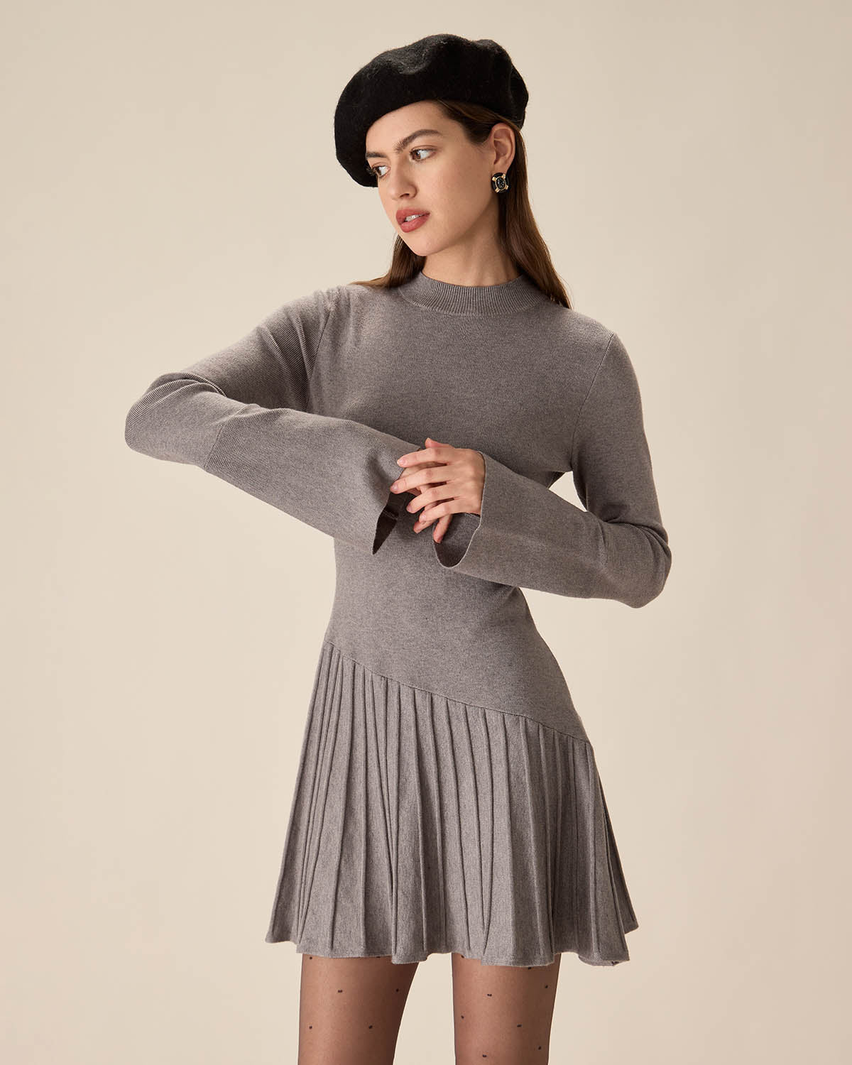 Diana™ - Classic Knitted Winter Dress