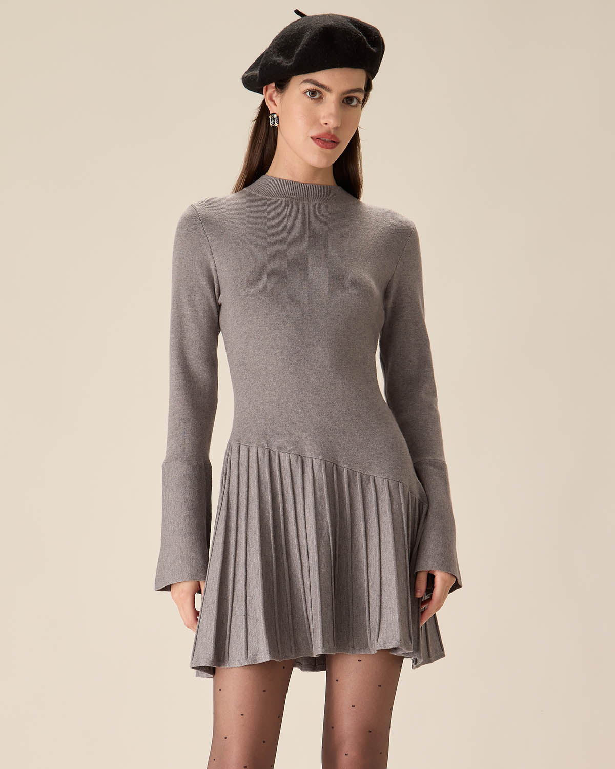 Diana™ - Classic Knitted Winter Dress