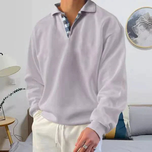 Men's Casual Polo Sweater | Ocean