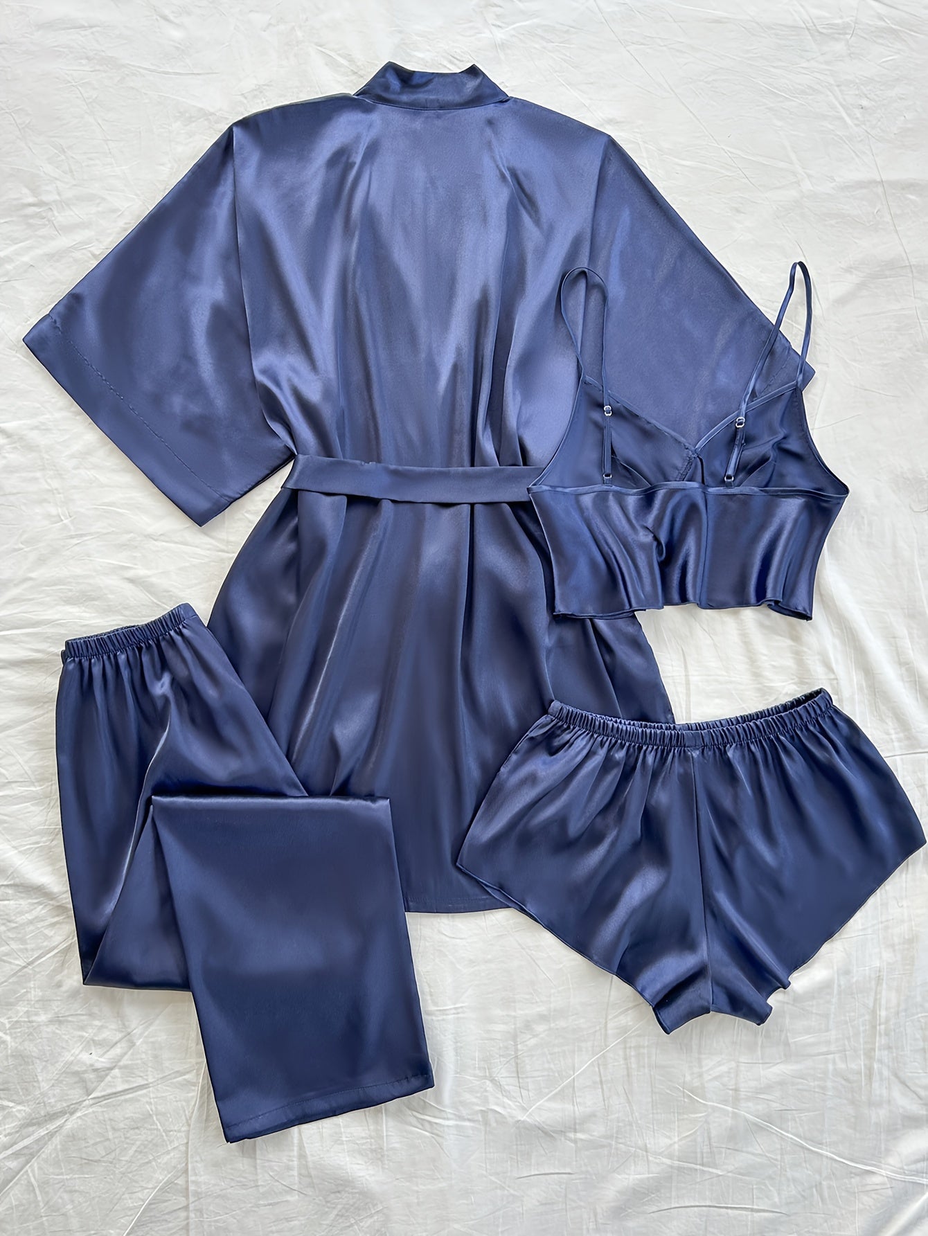 Livia™ 4-Piece Satin Pyjama Set