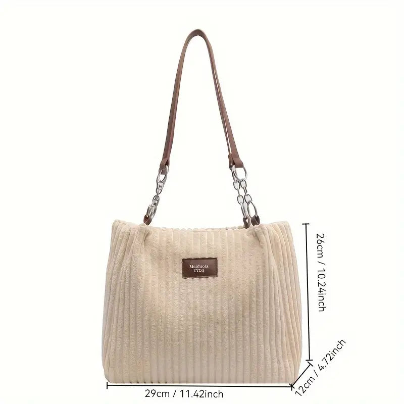 Julia™ | Cotton Corduroy Tote Bag