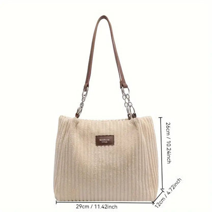 Julia™ | Cotton Corduroy Tote Bag