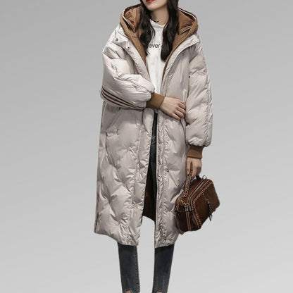 Rozina | Trendy long winter coat for women