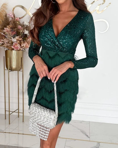 Alessia™ - Fringe Cocktail Dress