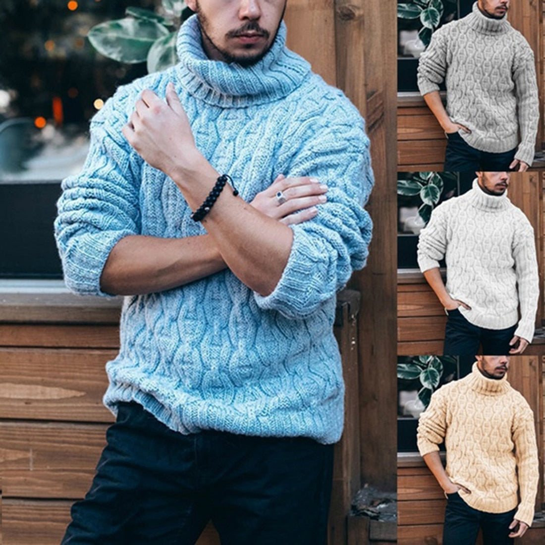 Rafe | Chunky turtleneck sweater for winter comfort
