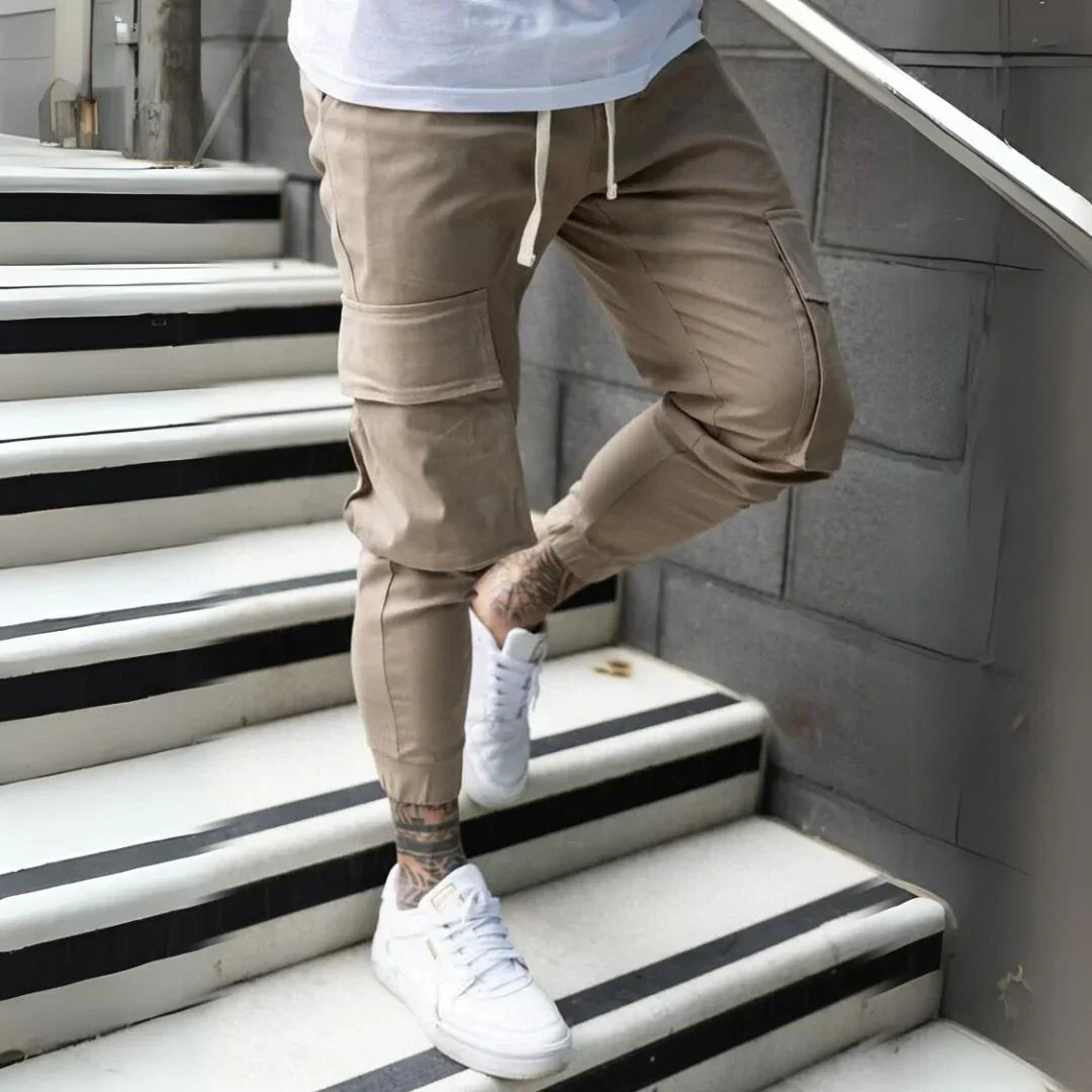 Meson | Cargo pants with drawstring waist