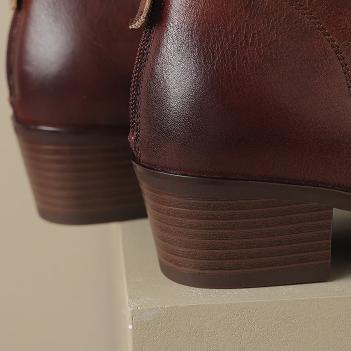 Luna - Leather Midi Boots